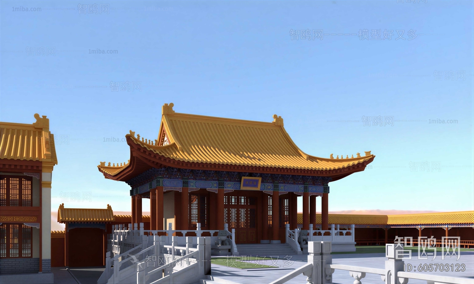 Chinese Style Ancient Architectural Buildings