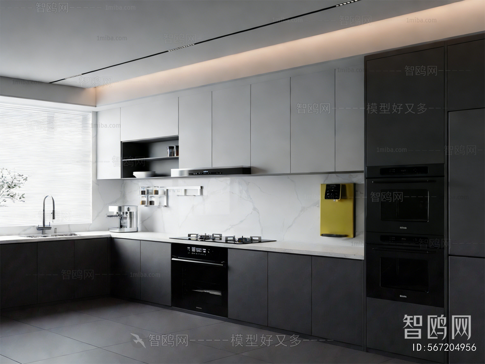 Modern The Kitchen