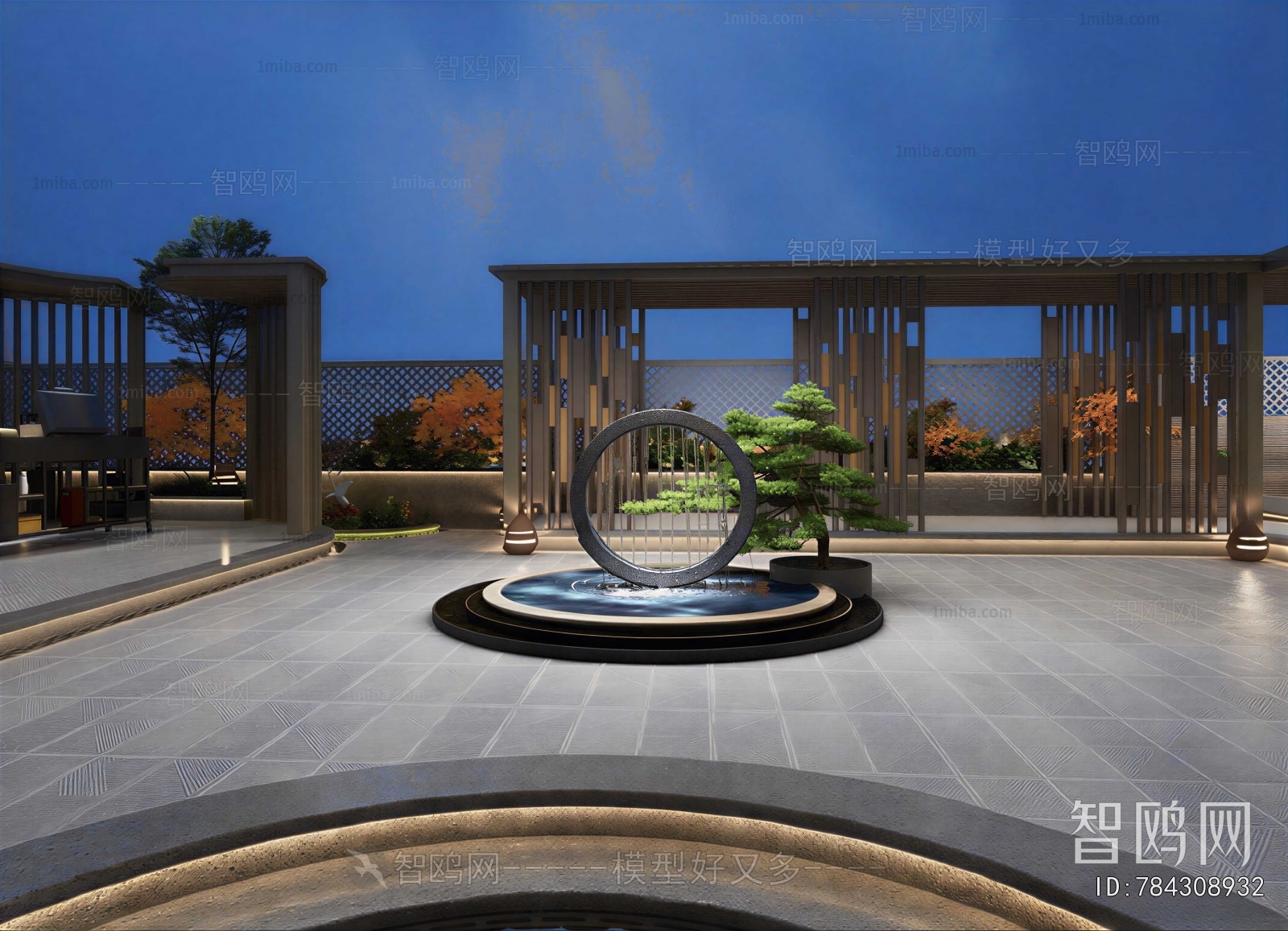New Chinese Style Courtyard/landscape
