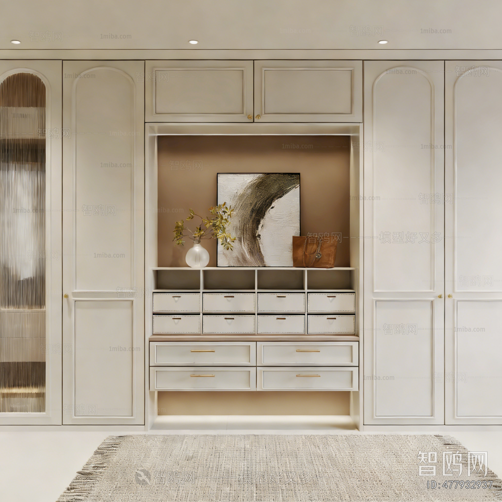 European Style Clothes Storage Area