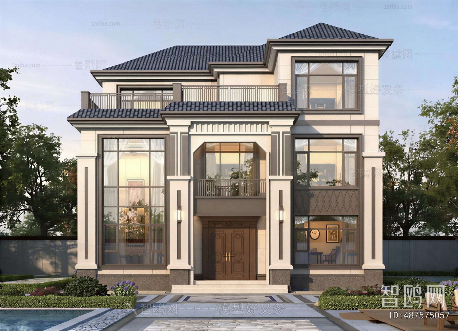 New Chinese Style Detached Villa