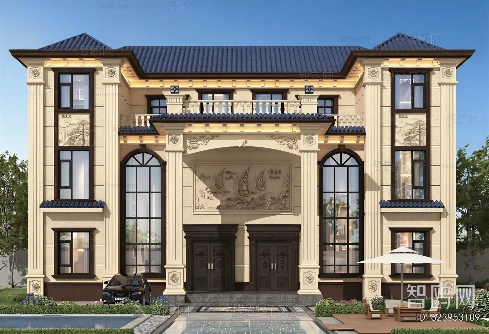 New Chinese Style Detached Villa