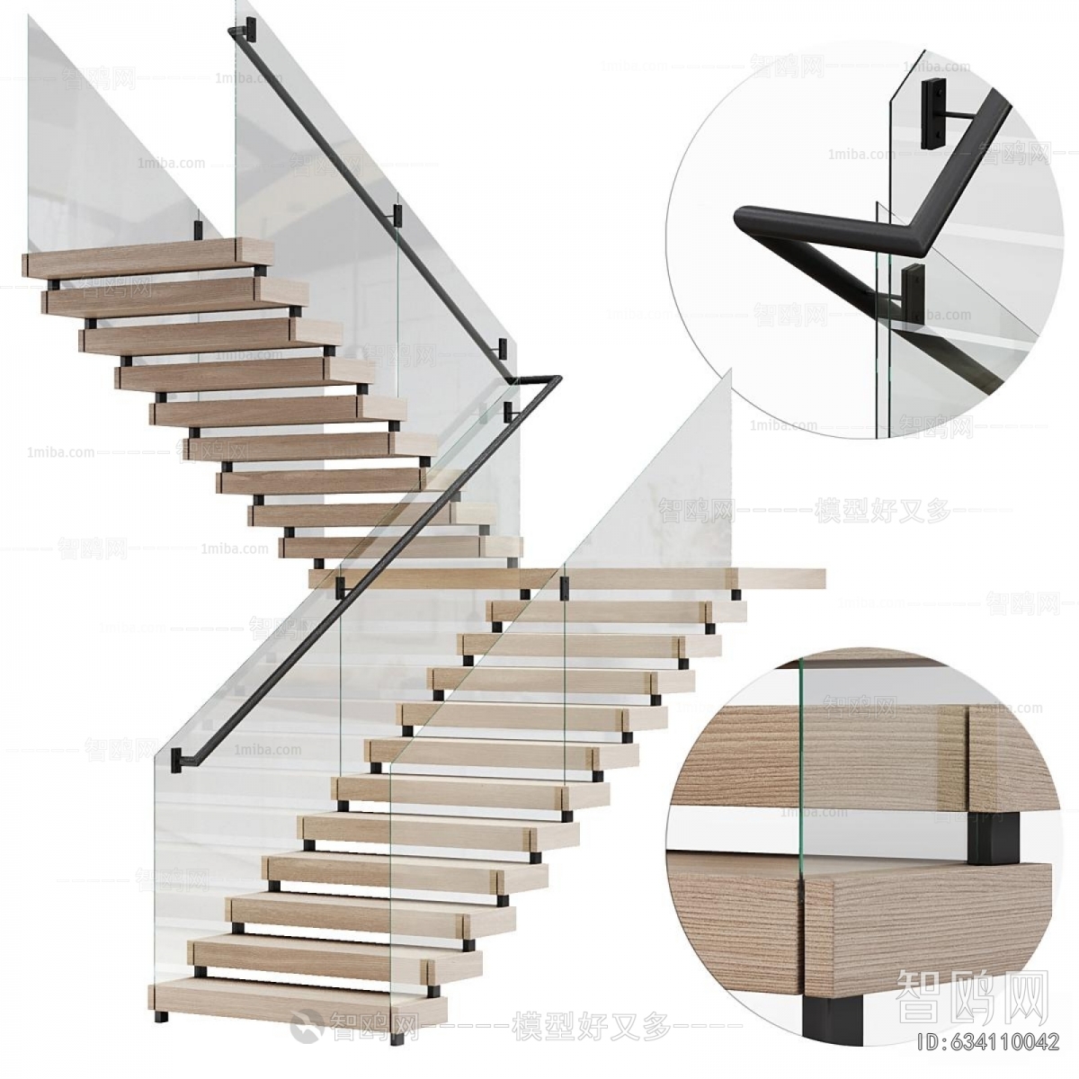 Modern Stair Balustrade/elevator