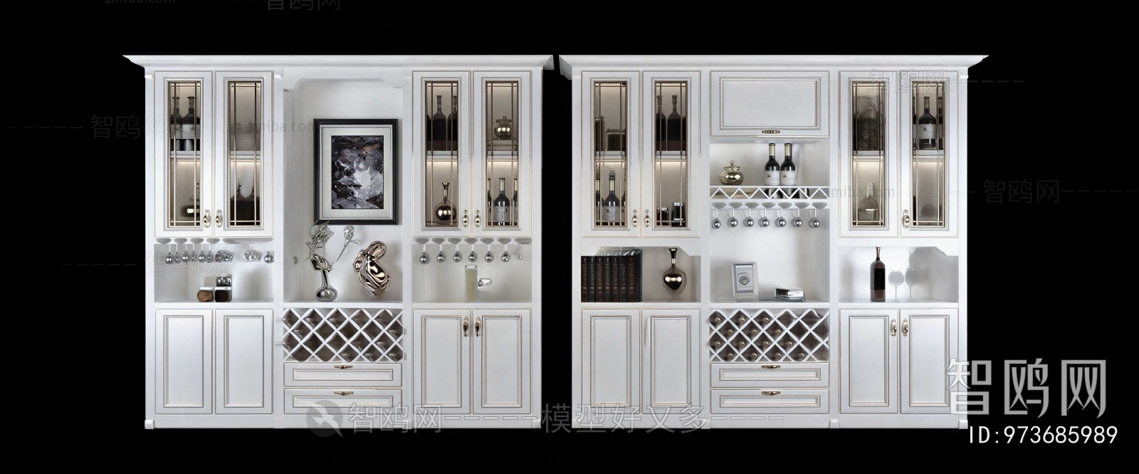 European Style Wine Cabinet