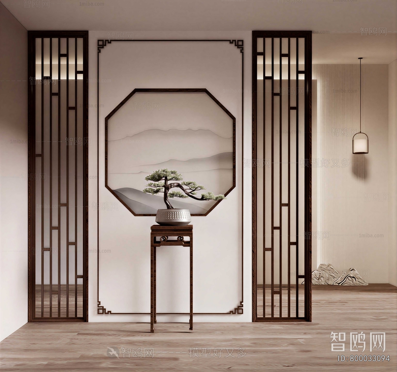 New Chinese Style Hallway