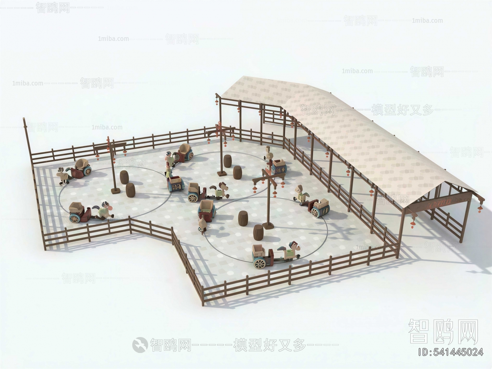 New Chinese Style Park Landscape
