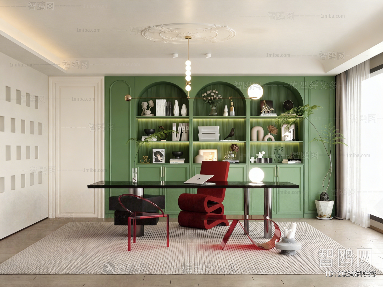 French Style Study Space
