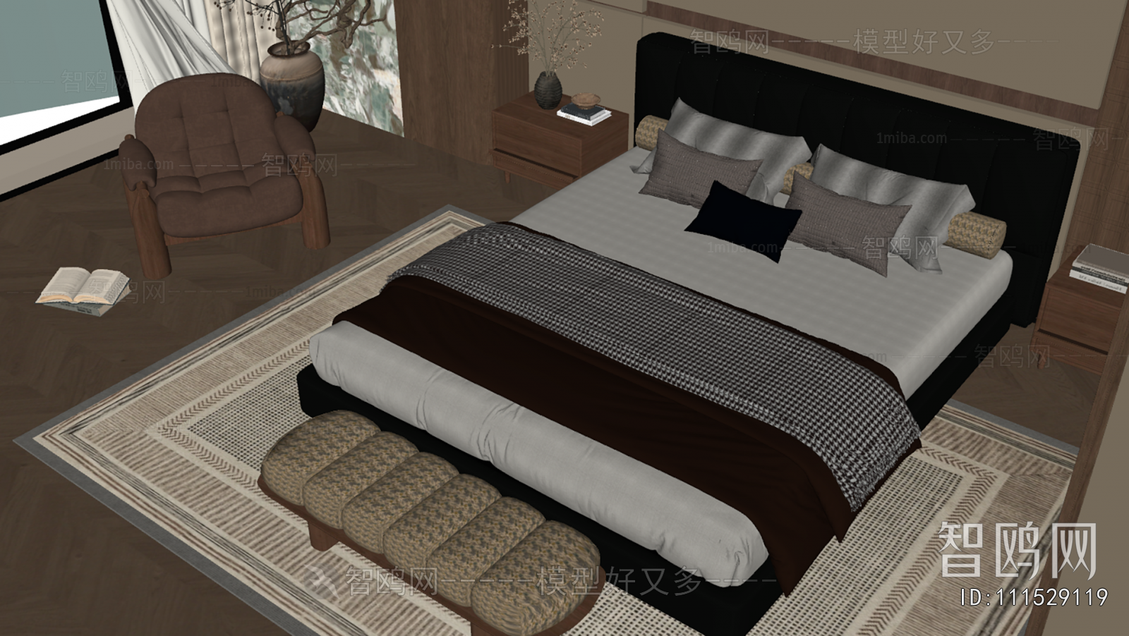 French Style Double Bed