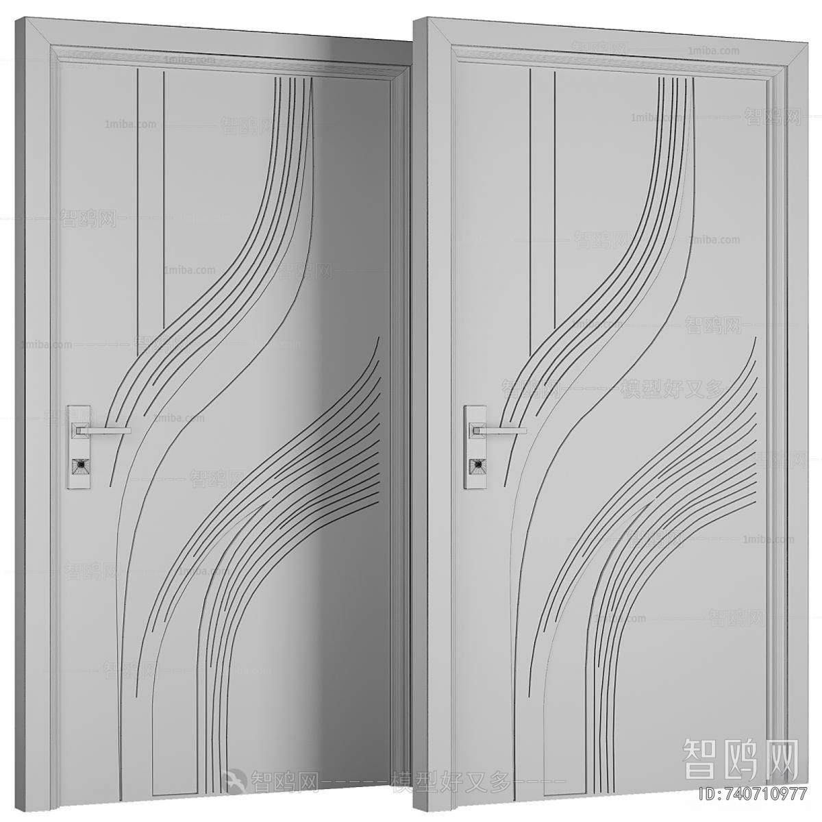 Modern Single Door