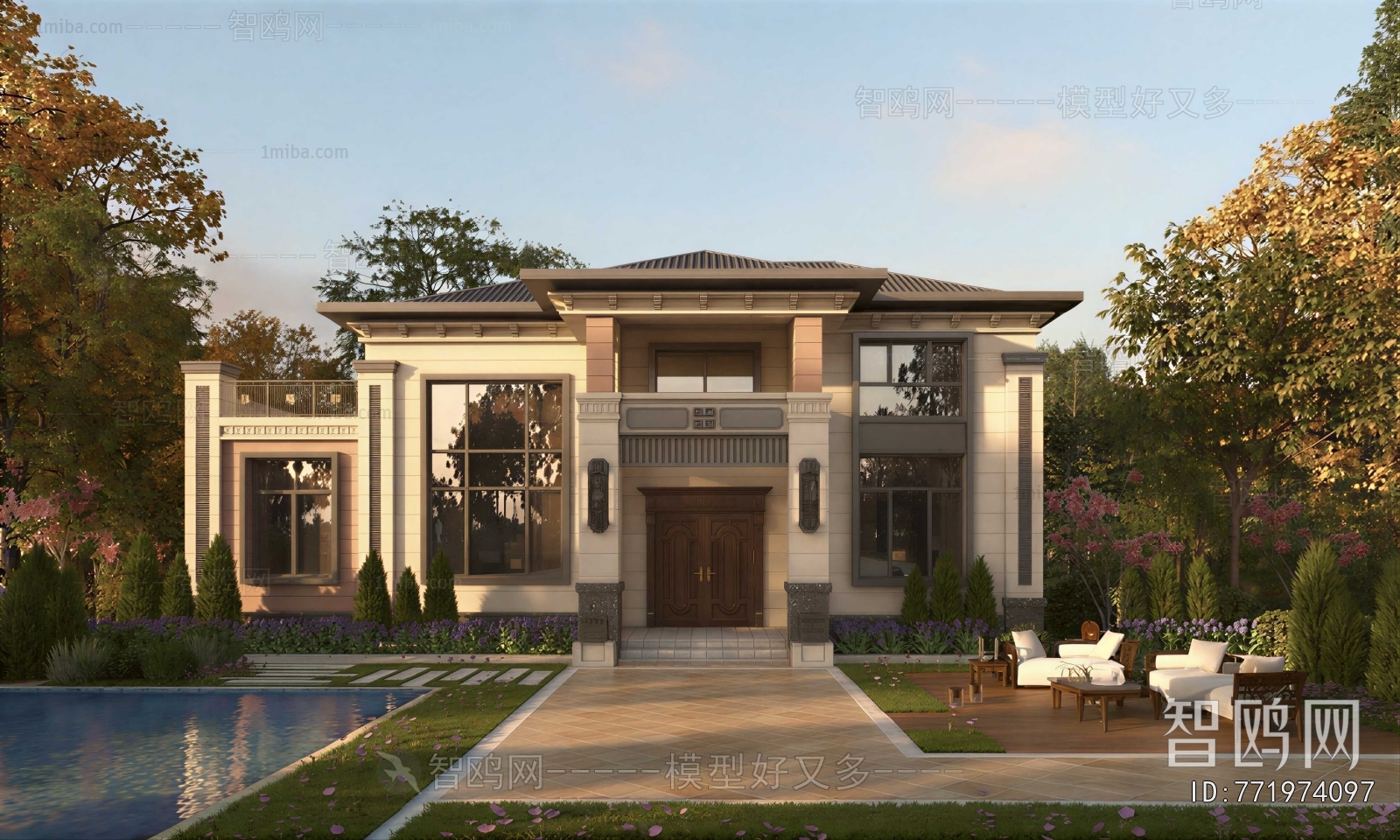 European Style Villa Appearance