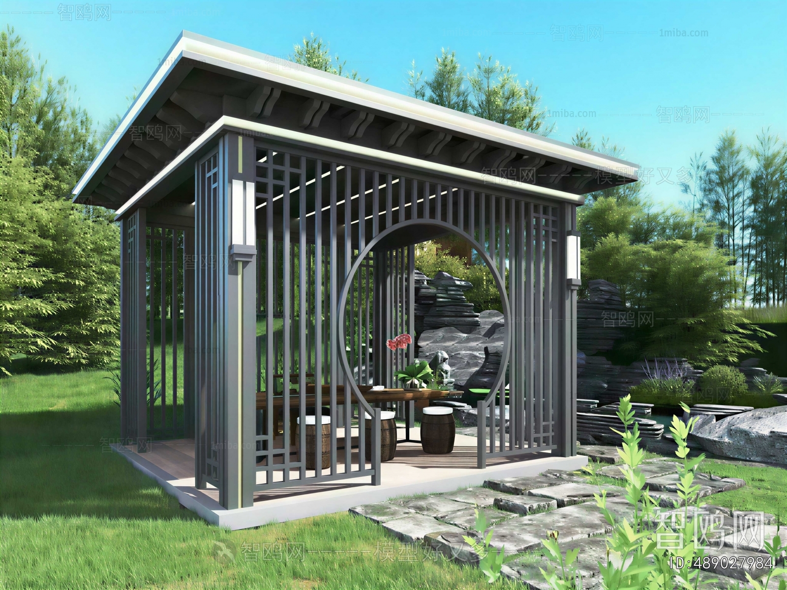 New Chinese Style Courtyard/landscape