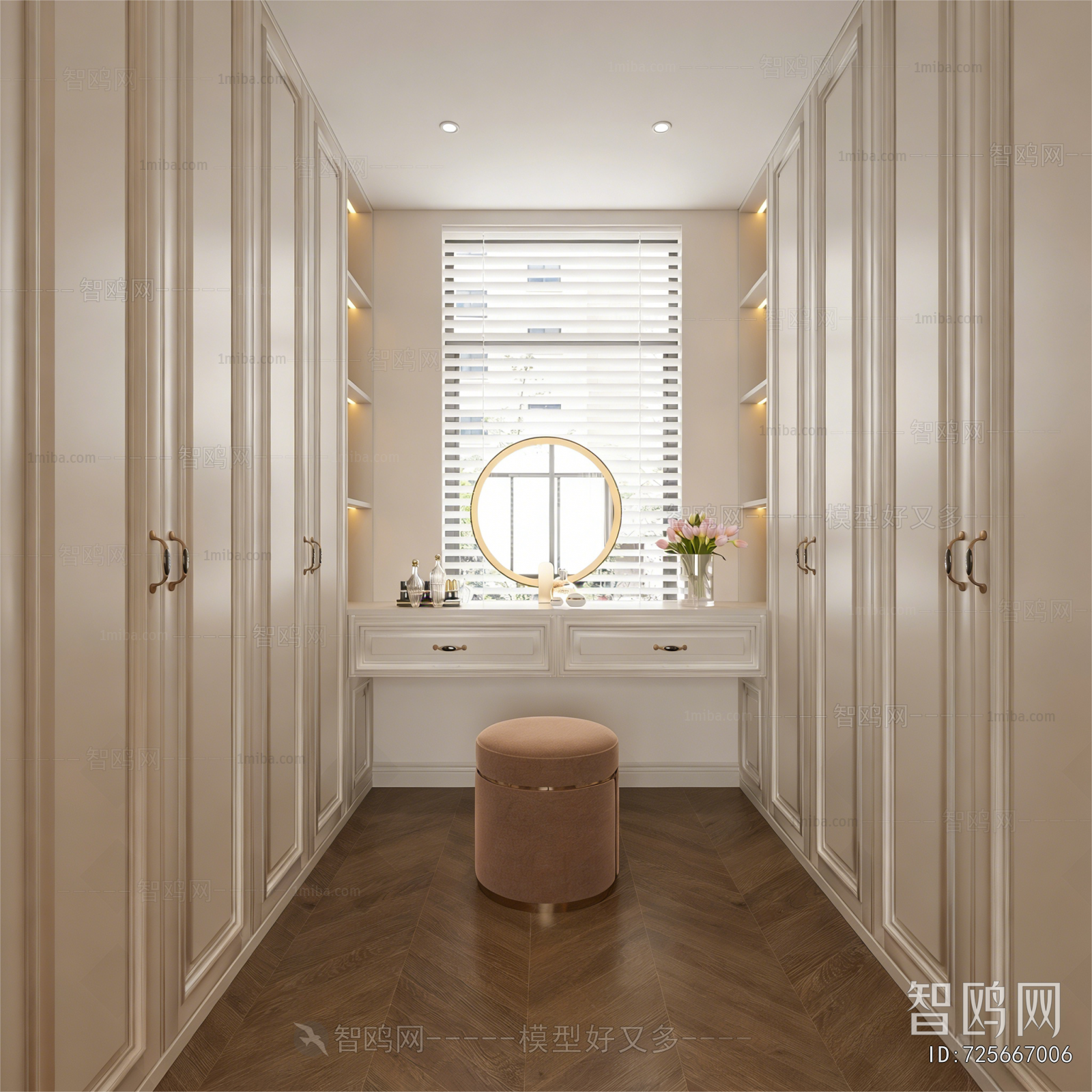 French Style Clothes Storage Area