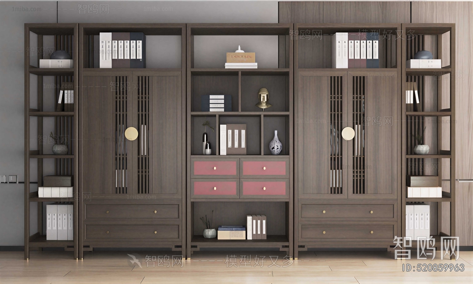 New Chinese Style Bookcase