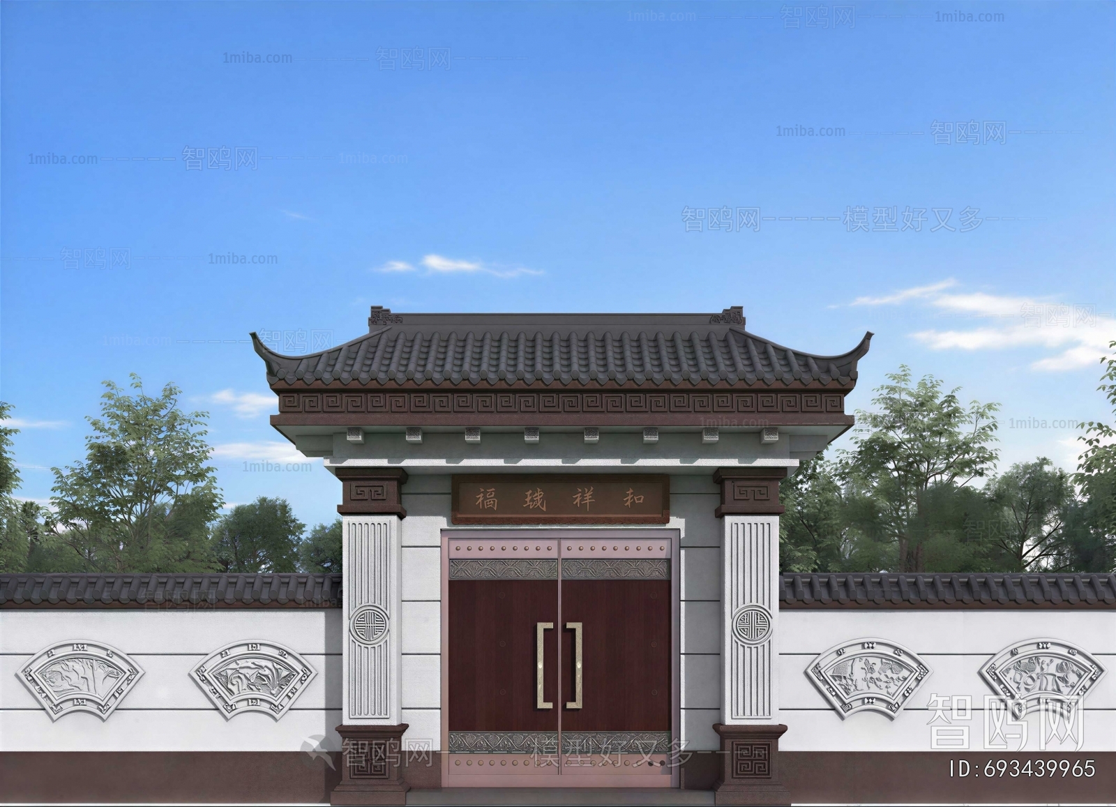 New Chinese Style Door