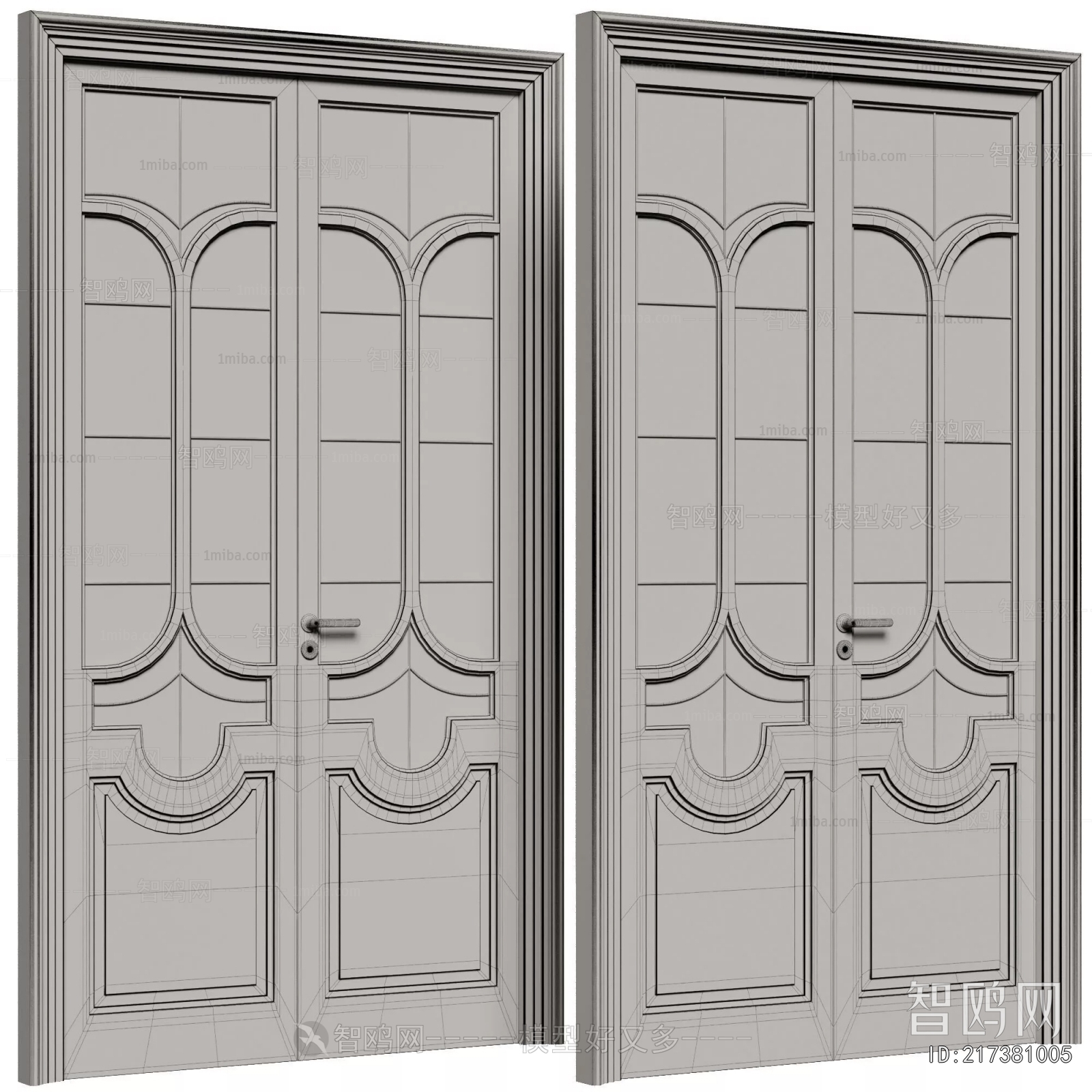 Modern Double Door