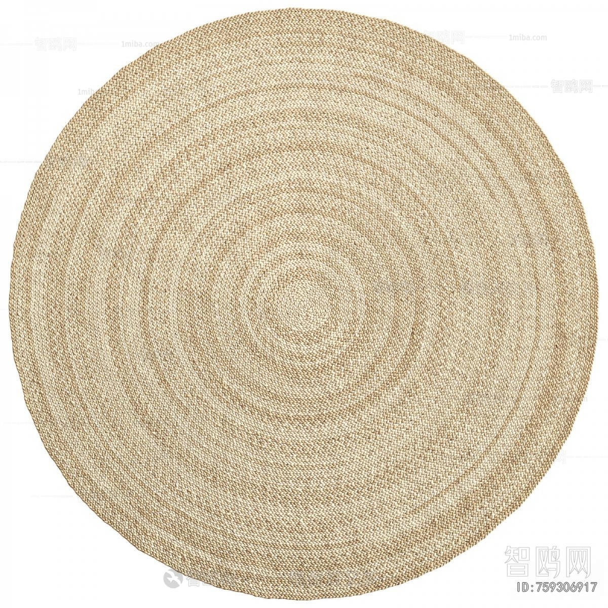 Wabi-sabi Style Circular Carpet