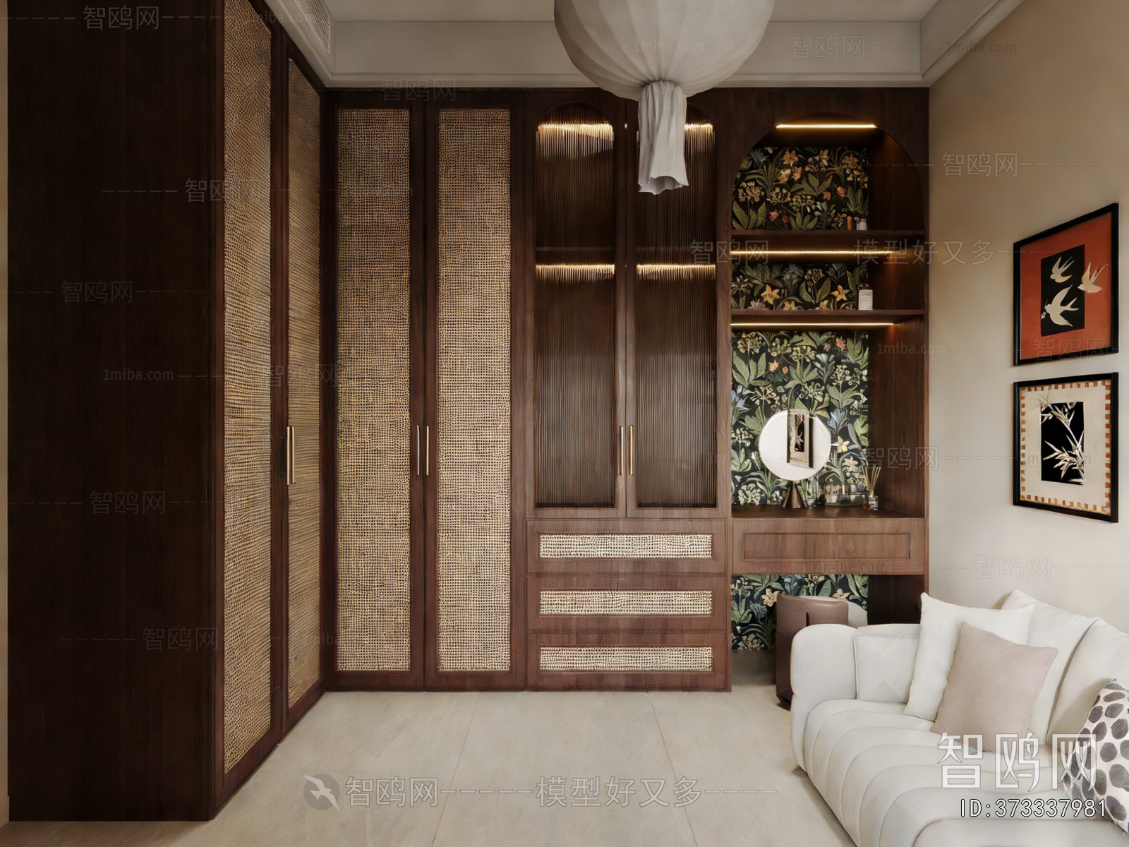 Modern Clothes Storage Area
