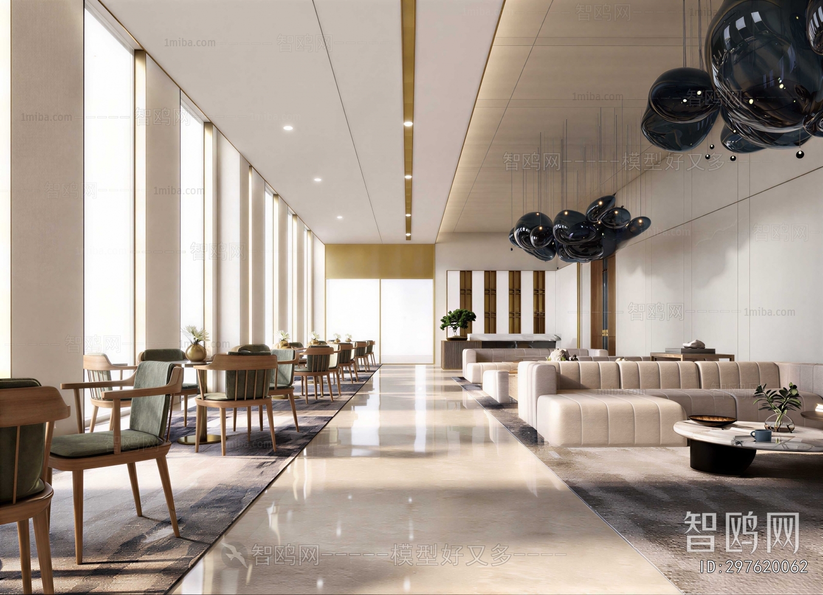 New Chinese Style Lobby Hall