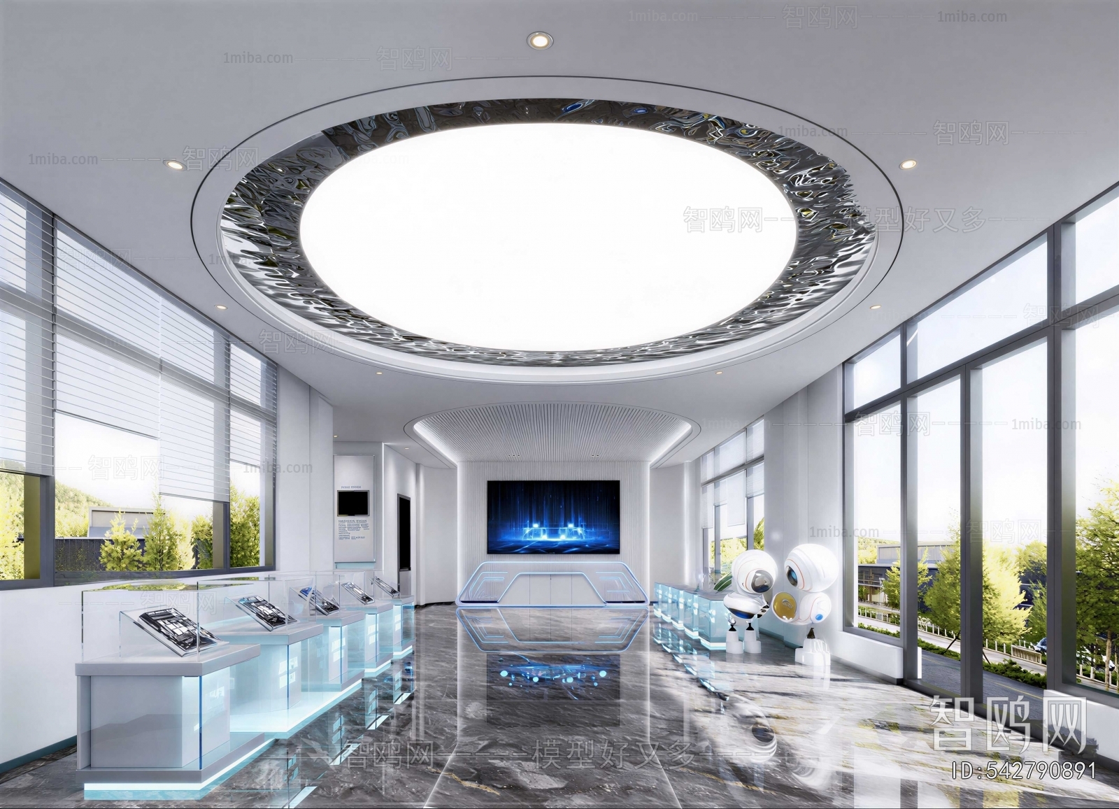 Modern Office Reception Desk