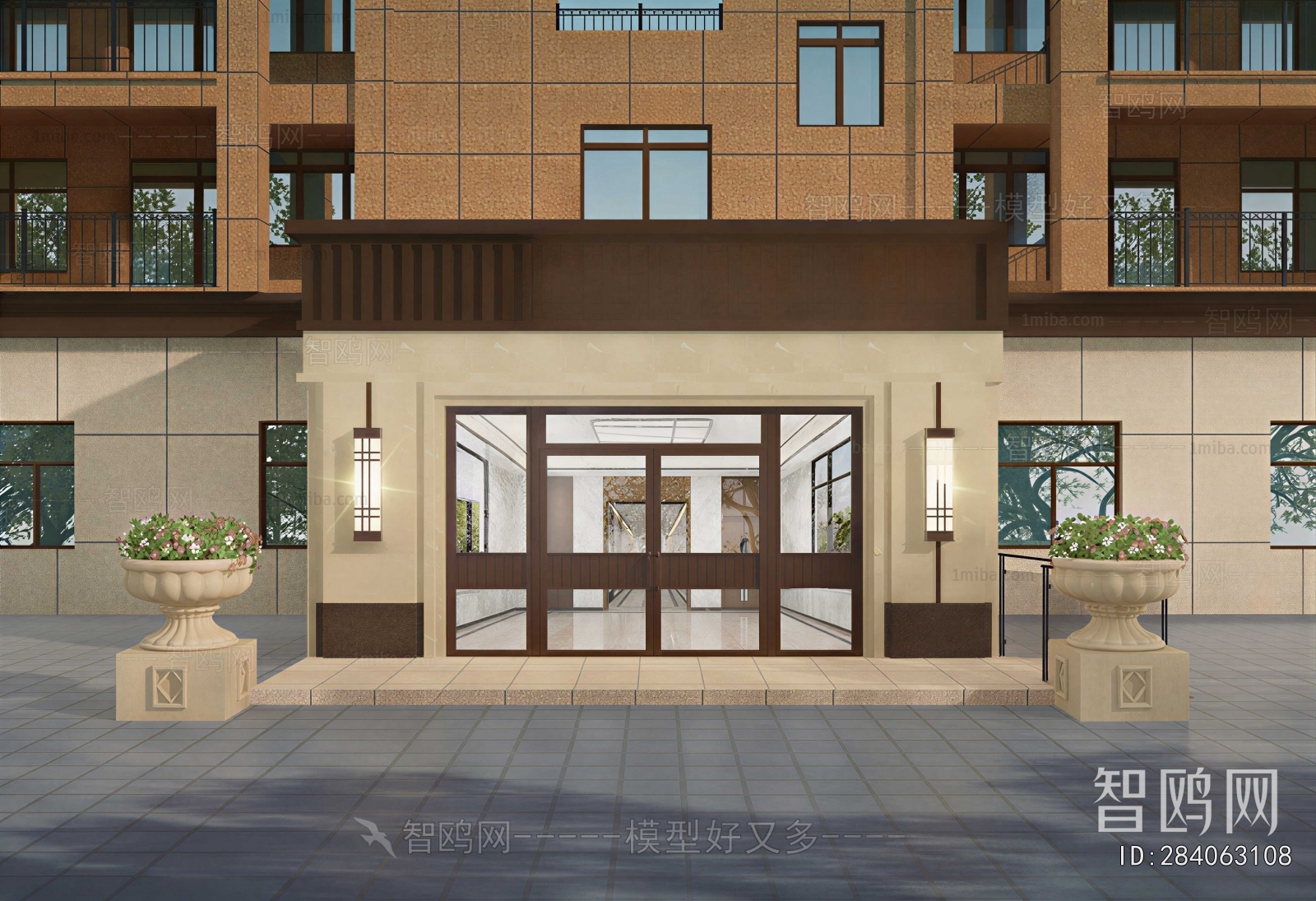 New Chinese Style Facade Element