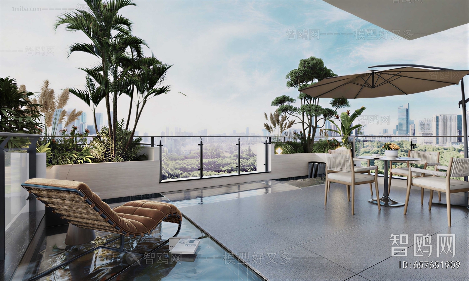 New Chinese Style Courtyard/landscape