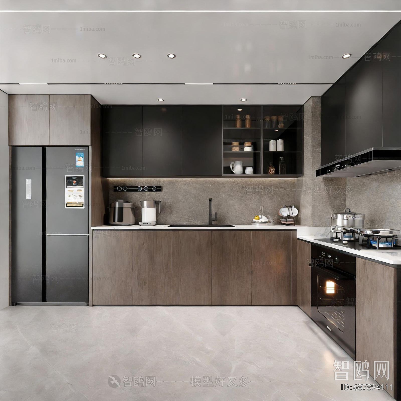 Modern The Kitchen