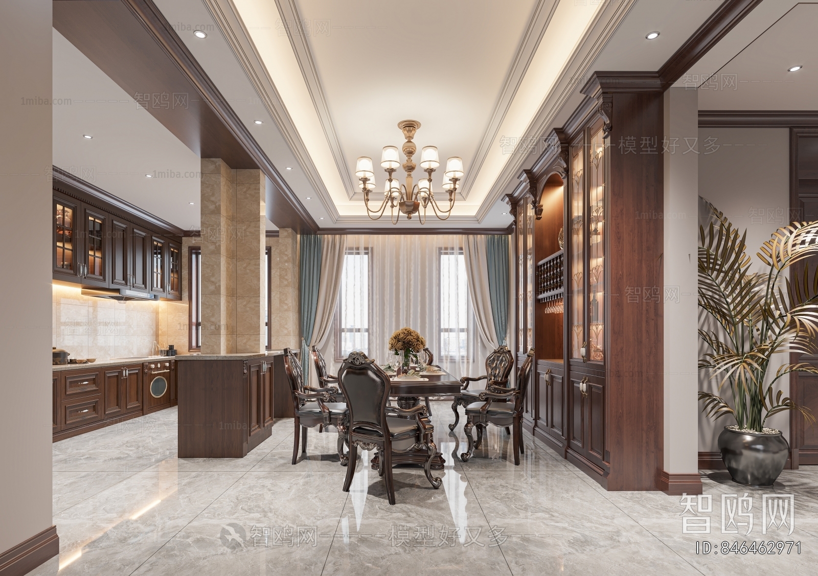 European Style Dining Room