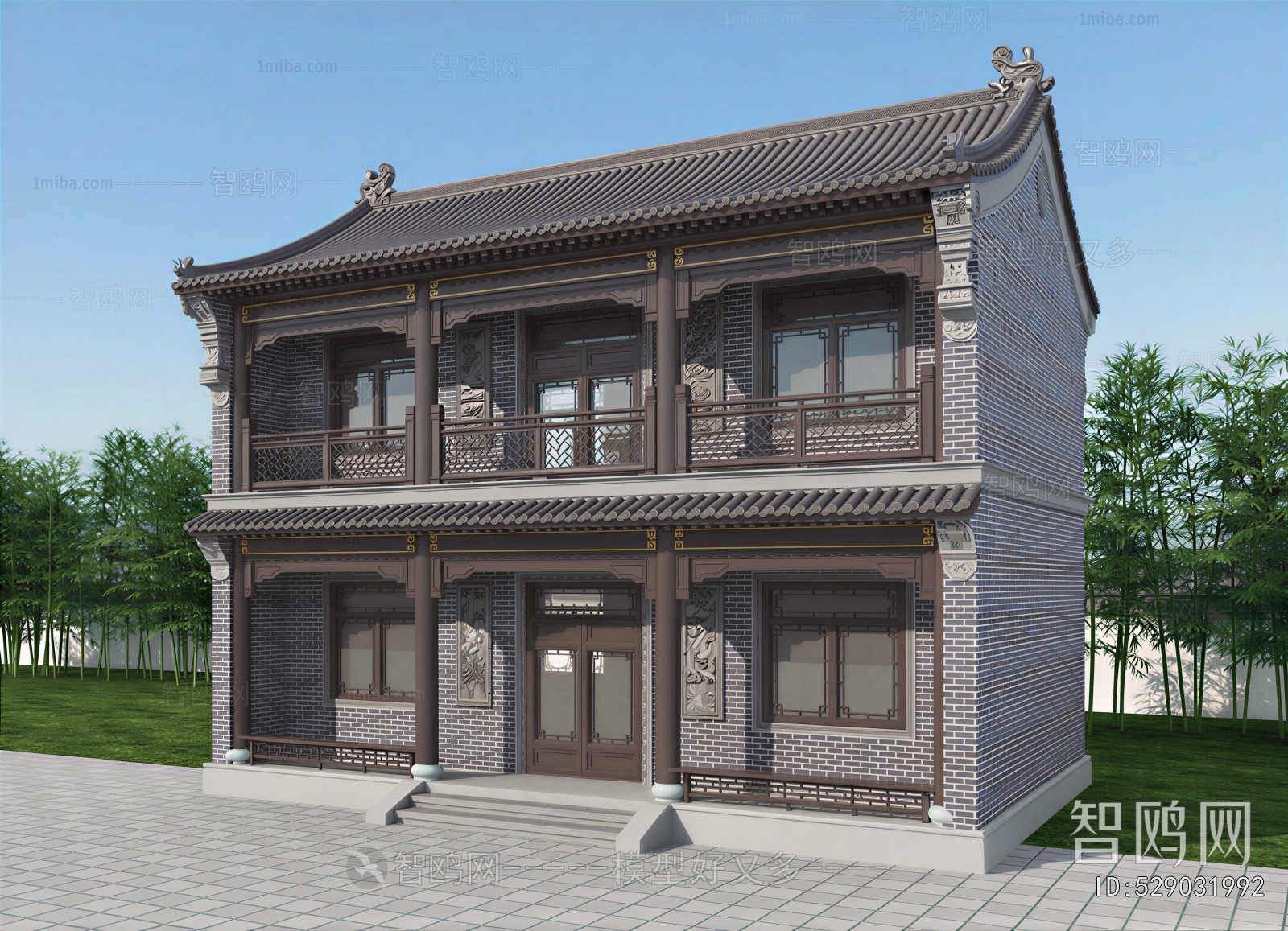 Chinese Style Ancient Architectural Buildings