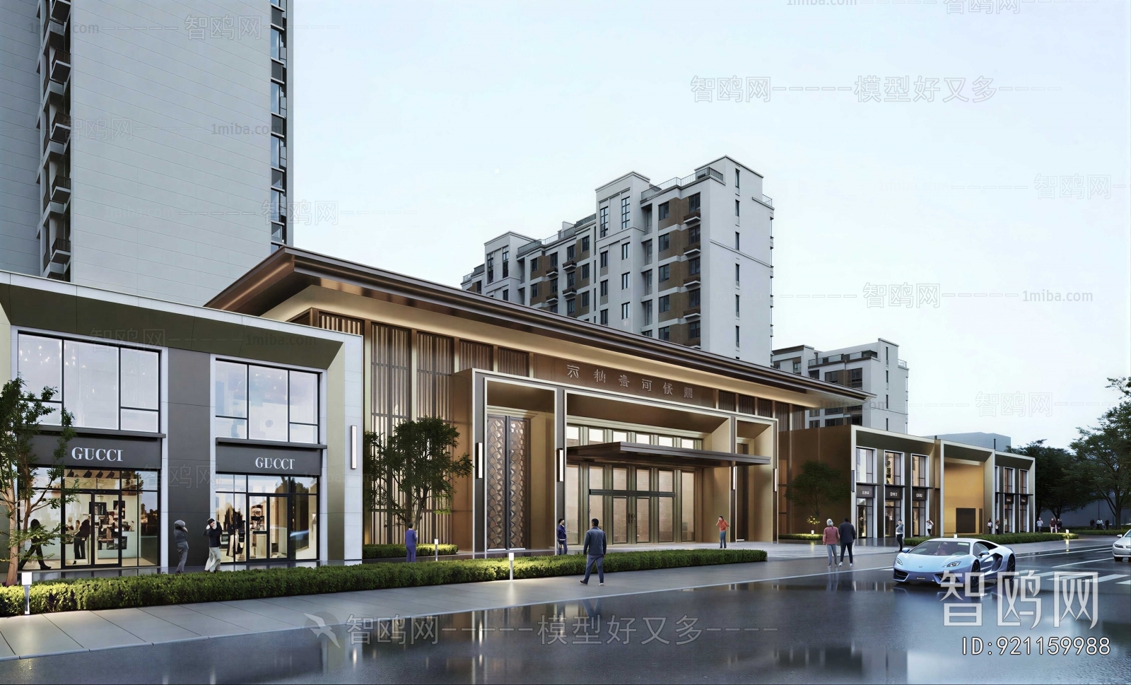 New Chinese Style Facade Element