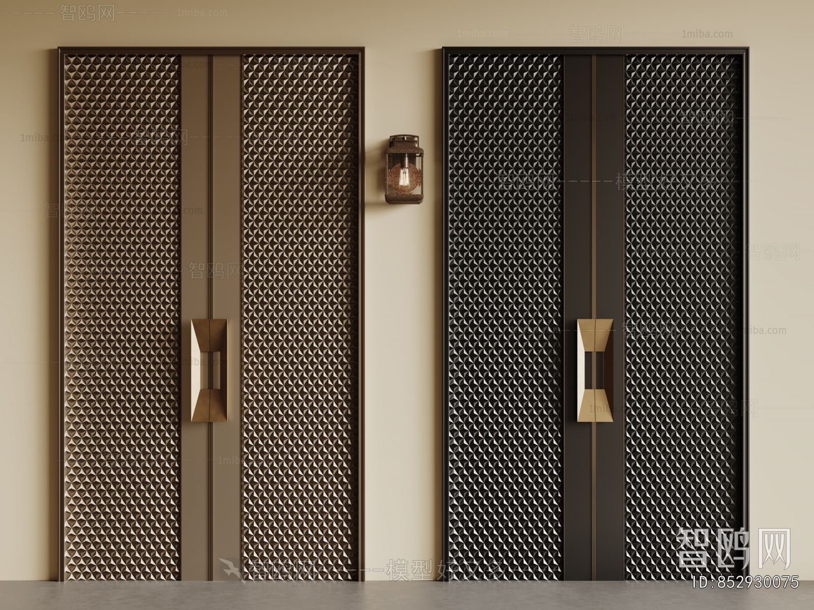 Modern Double Door