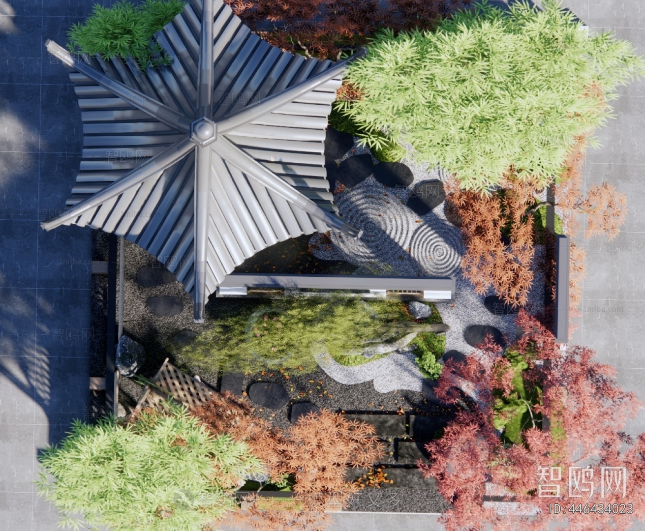 New Chinese Style Courtyard/landscape