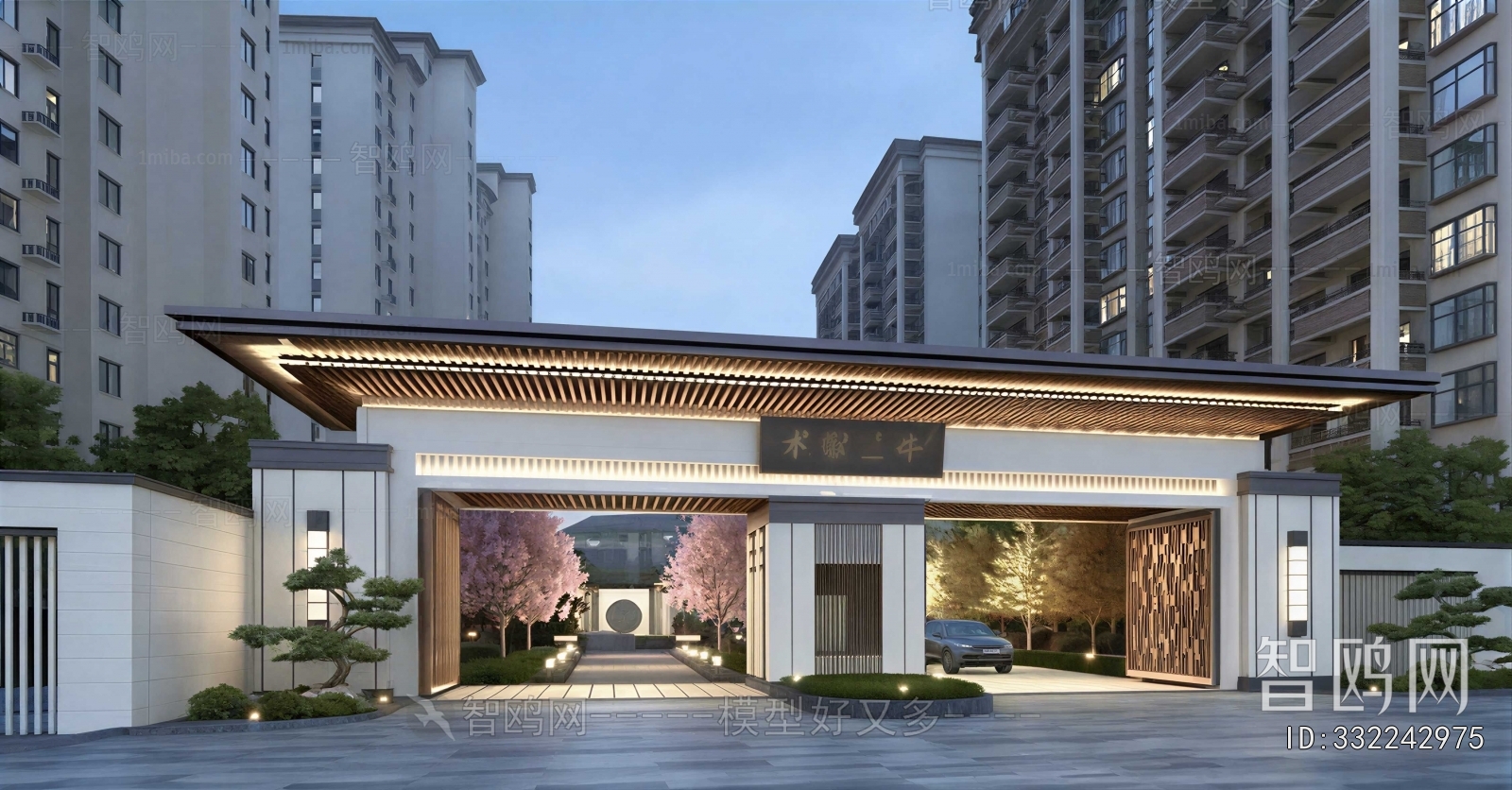 New Chinese Style Facade Element