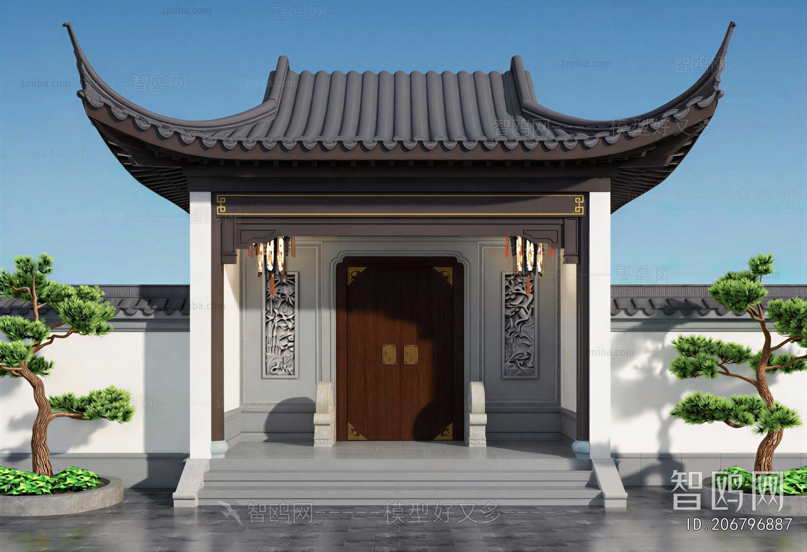New Chinese Style Facade Element
