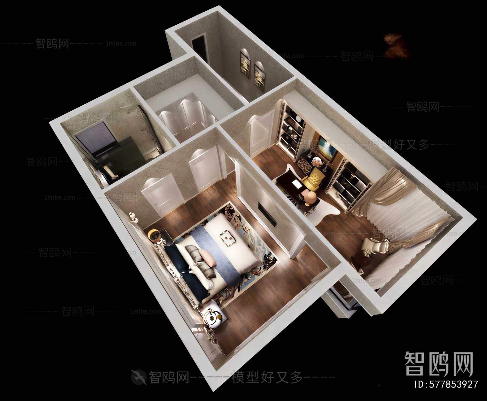 Modern A Bird's-eye View Of Home Decoration