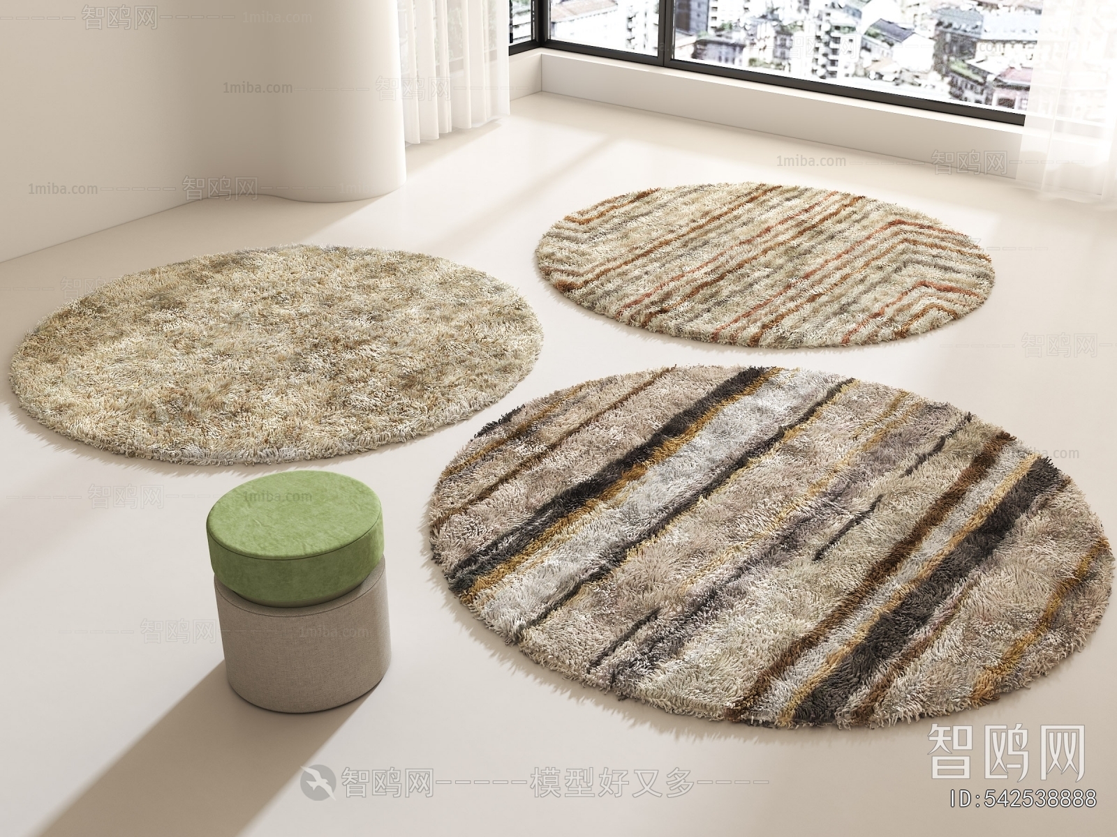 Modern Circular Carpet