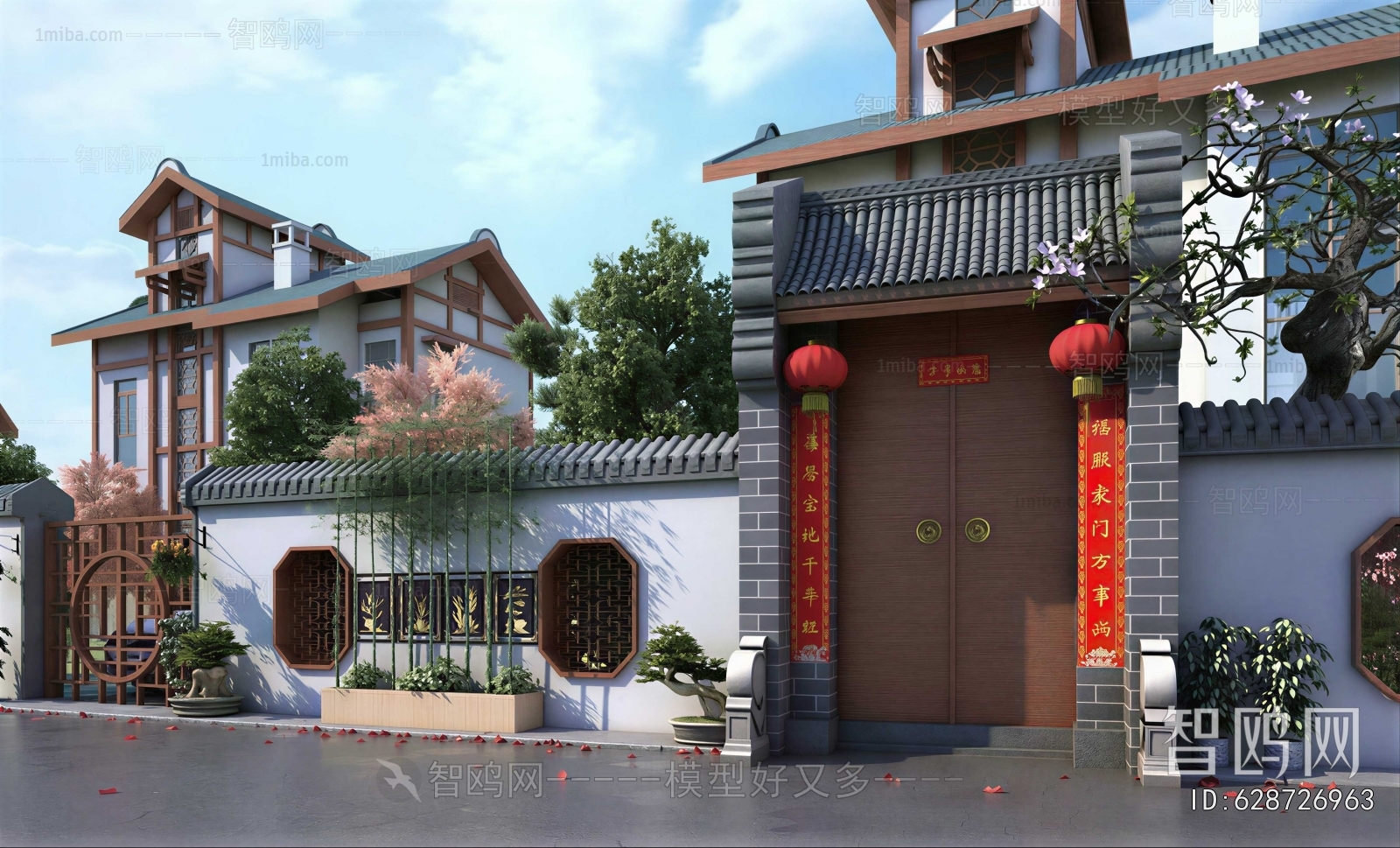 New Chinese Style Facade Element