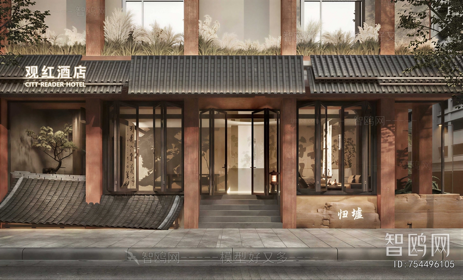New Chinese Style Facade Element