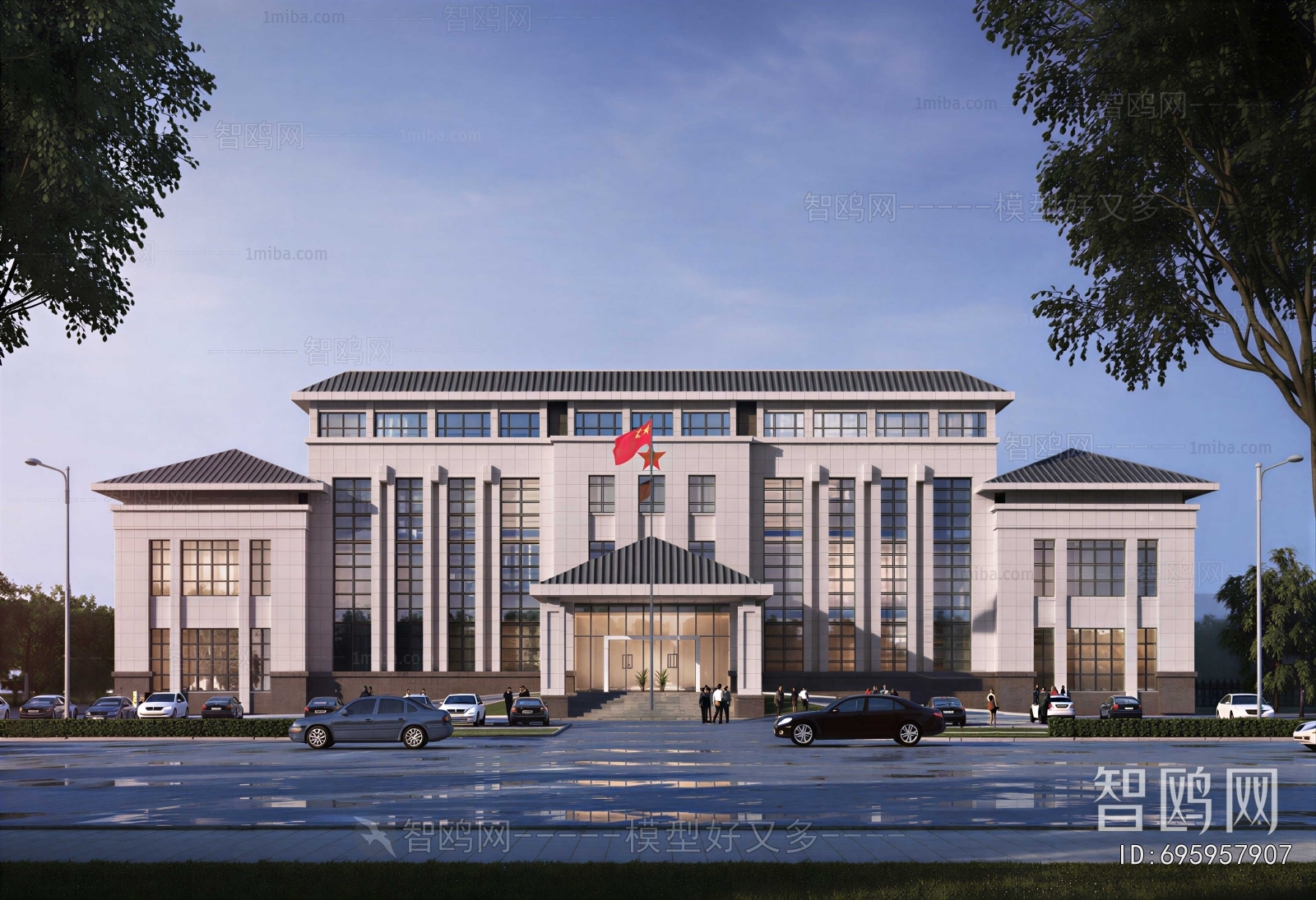 New Chinese Style Industrial Building
