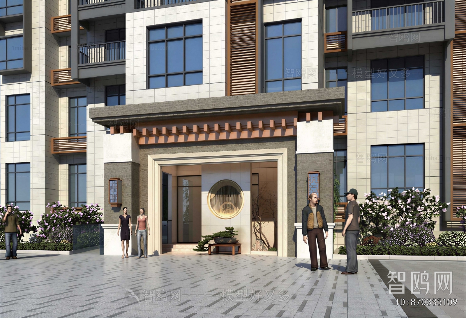 New Chinese Style Facade Element