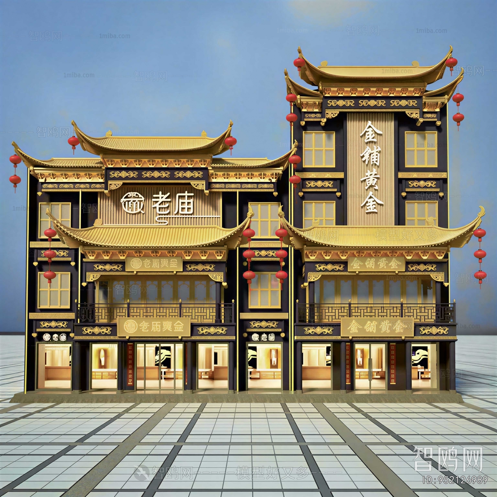 New Chinese Style Facade Element