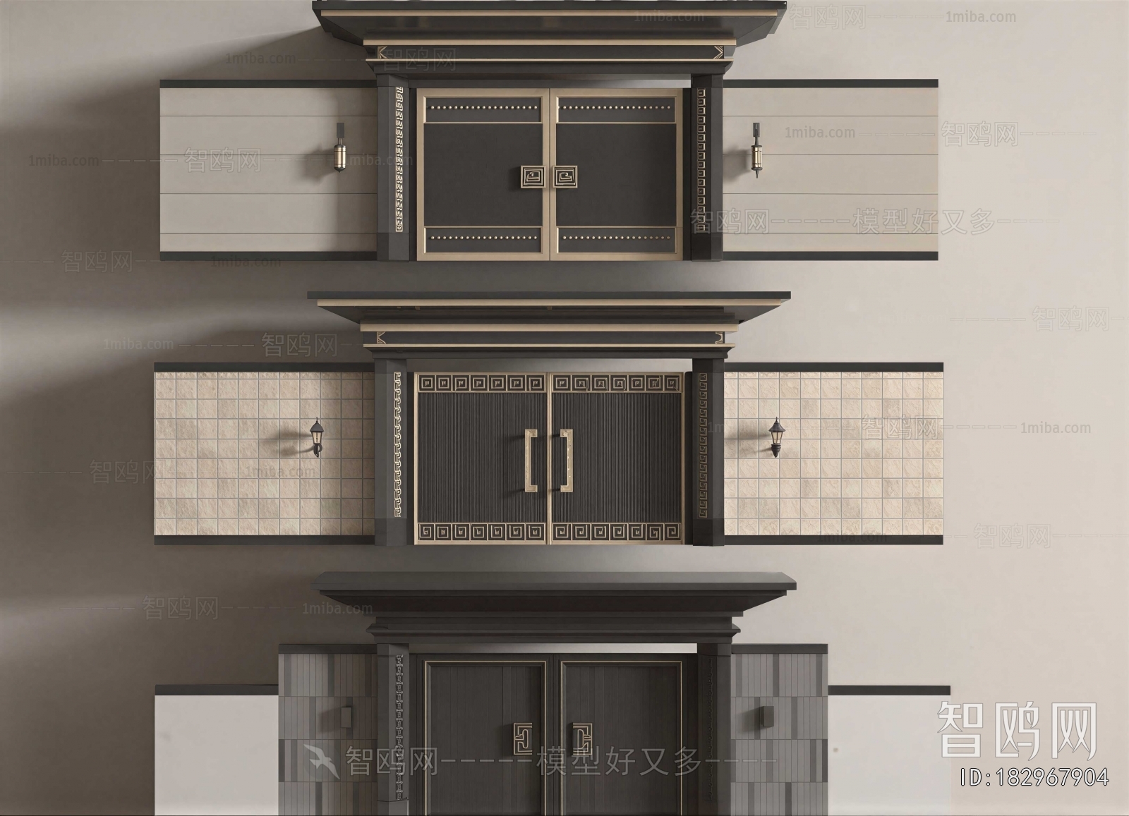 New Chinese Style Facade Element