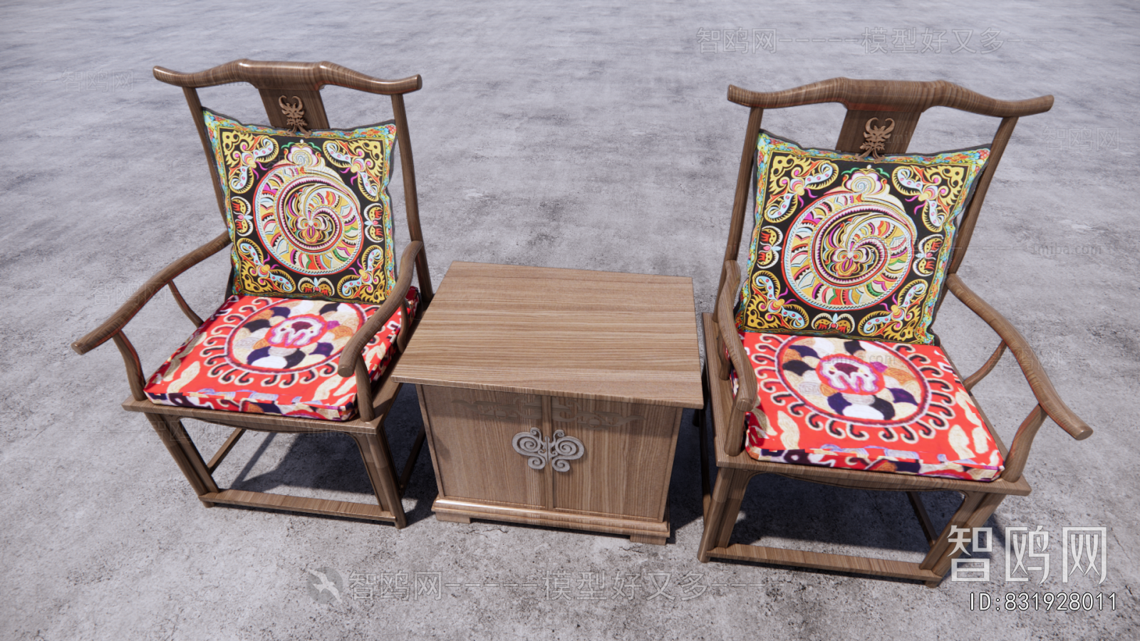 New Chinese Style Lounge Chair