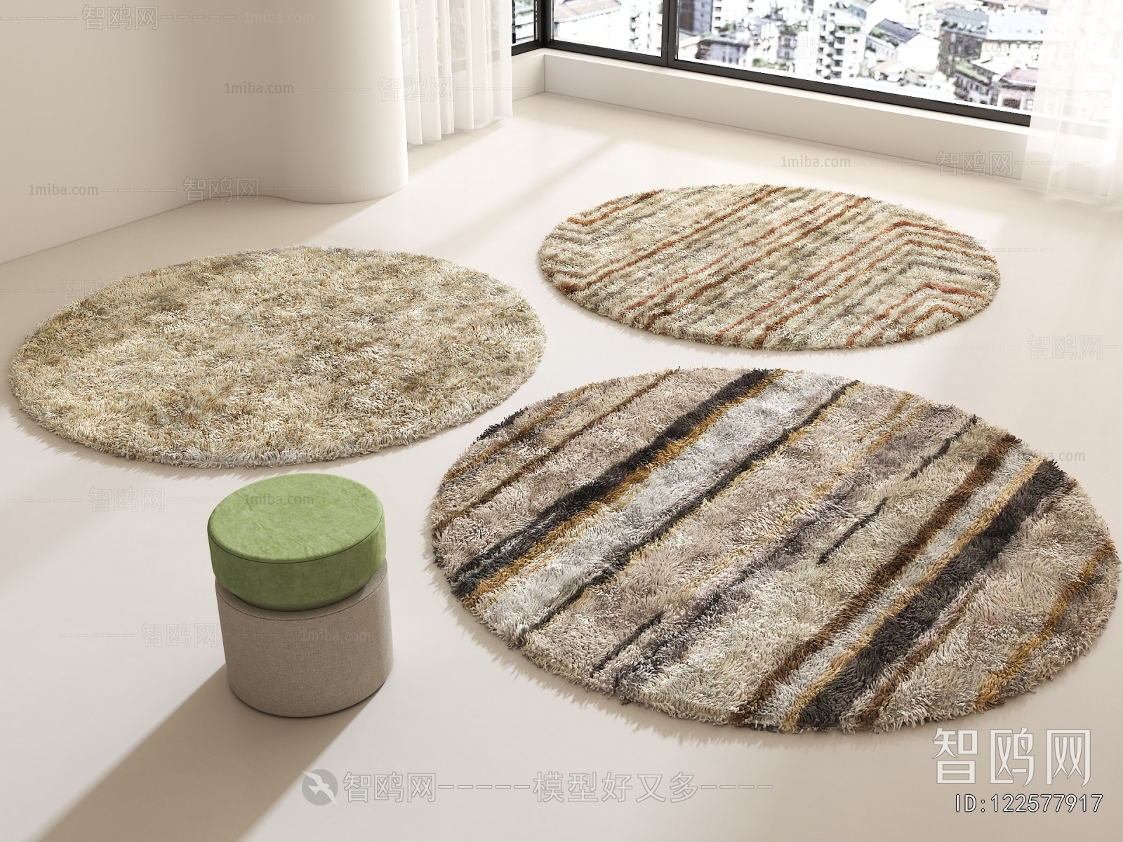 Modern Circular Carpet