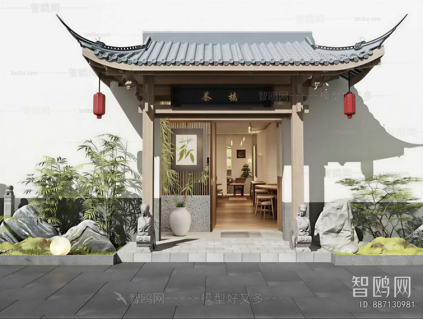 New Chinese Style Facade Element