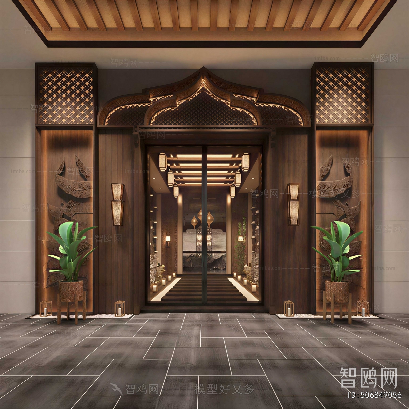 New Chinese Style Facade Element