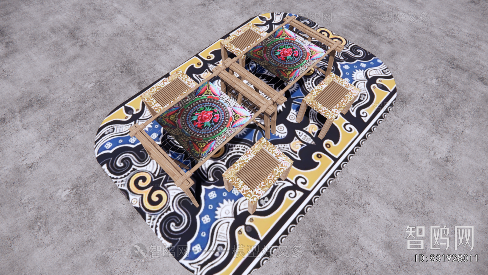 New Chinese Style Lounge Chair