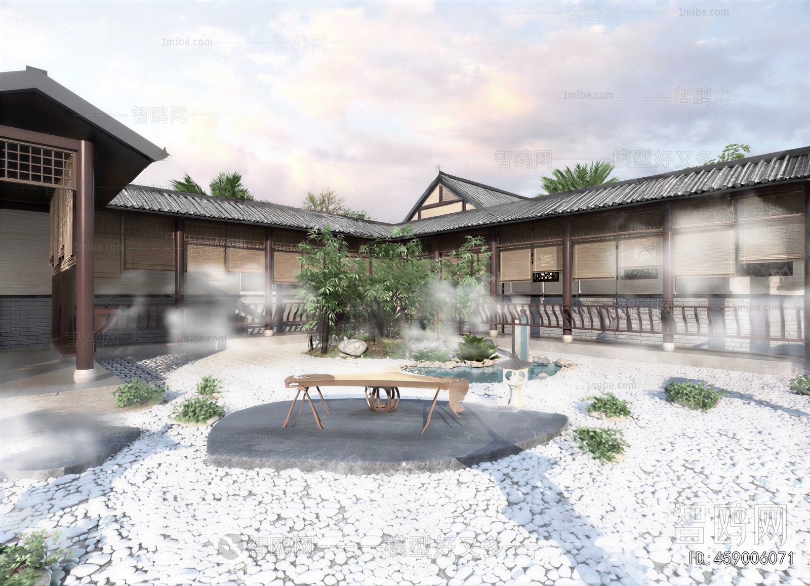 New Chinese Style Courtyard/landscape