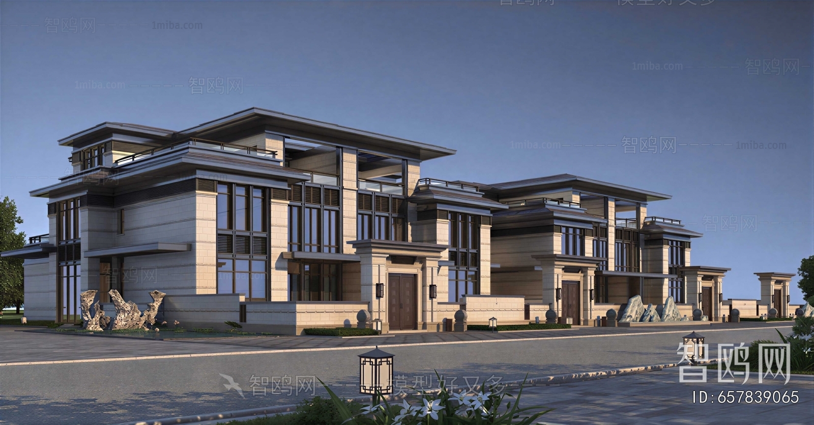New Chinese Style Townhouse