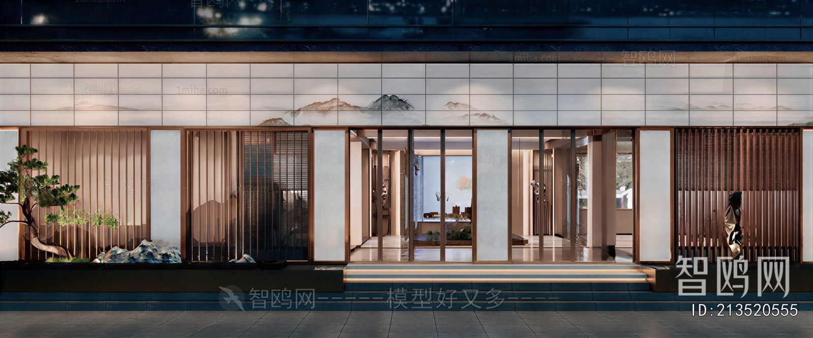 New Chinese Style Facade Element