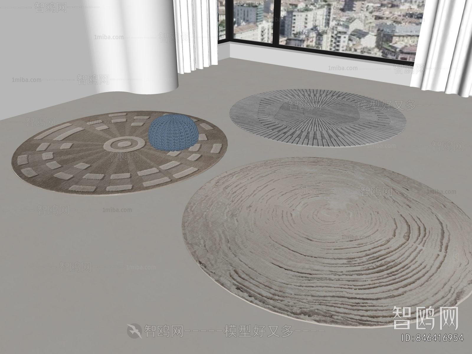 Modern Circular Carpet